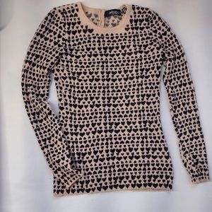 Cashmere sweater Saks fifth avenue hearts cashmere sweater
